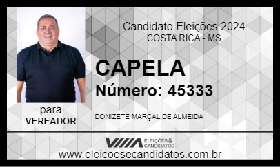 Candidato CAPELA 2024 - COSTA RICA - Eleições