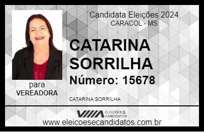 Candidato CATARINA SORRILHA 2024 - CARACOL - Eleições