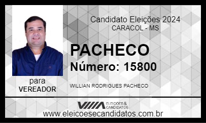 Candidato PACHECO 2024 - CARACOL - Eleições