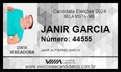 Candidato JANIR GARCIA 2024 - BELA VISTA - Eleições