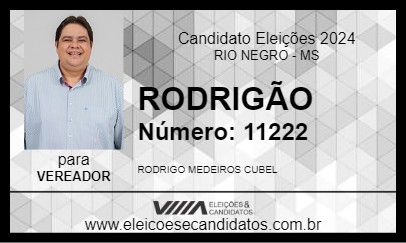 Candidato RODRIGÃO 2024 - RIO NEGRO - Eleições