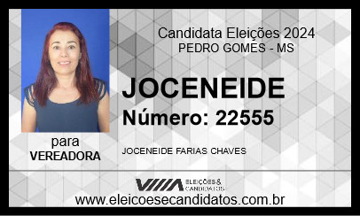 Candidato JOCENEIDE 2024 - PEDRO GOMES - Eleições