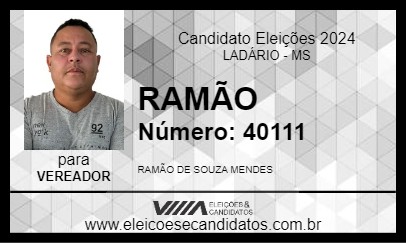 Candidato RAMÃO 2024 - LADÁRIO - Eleições