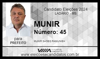 Candidato MUNIR 2024 - LADÁRIO - Eleições