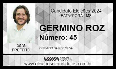 Candidato GERMINO ROZ 2024 - BATAYPORÃ - Eleições