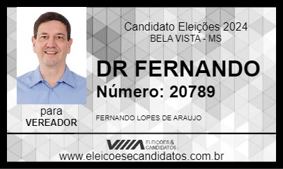 Candidato DR FERNANDO 2024 - BELA VISTA - Eleições