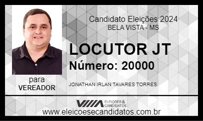 Candidato LOCUTOR JT 2024 - BELA VISTA - Eleições