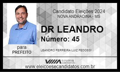 Candidato DR LEANDRO 2024 - NOVA ANDRADINA - Eleições