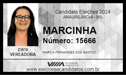 Candidato MARCINHA 2024 - ANAURILÂNDIA - Eleições