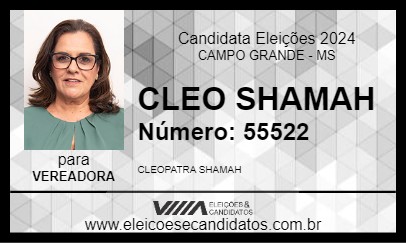 Candidato CLEO SHAMAH 2024 - CAMPO GRANDE - Eleições