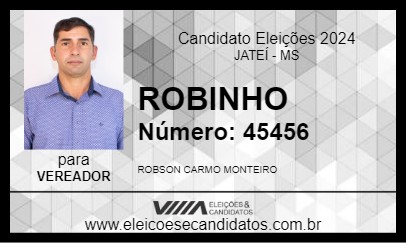 Candidato ROBINHO 2024 - JATEÍ - Eleições