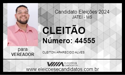 Candidato CLEITÃO 2024 - JATEÍ - Eleições