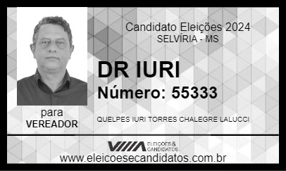 Candidato DR IURI 2024 - SELVÍRIA - Eleições