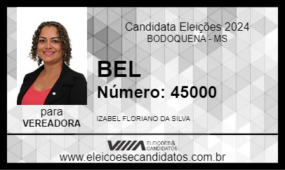 Candidato BEL 2024 - BODOQUENA - Eleições