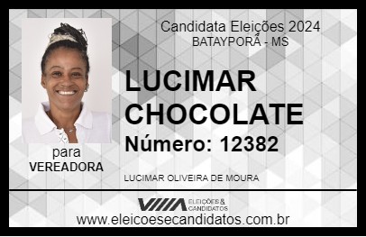 Candidato LUCIMAR CHOCOLATE 2024 - BATAYPORÃ - Eleições