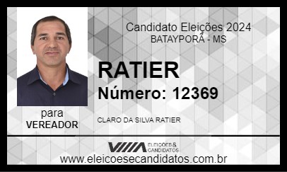 Candidato RATIER 2024 - BATAYPORÃ - Eleições