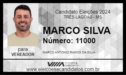 Candidato MARCO SILVA 2024 - TRÊS LAGOAS - Eleições