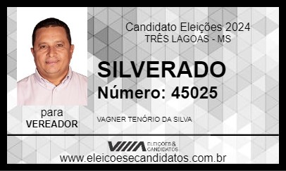 Candidato SILVERADO 2024 - TRÊS LAGOAS - Eleições