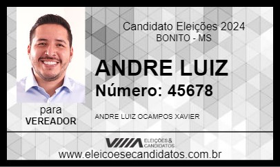 Candidato ANDRE LUIZ 2024 - BONITO - Eleições