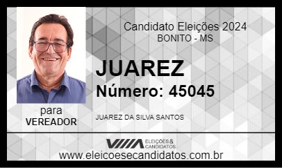 Candidato JUAREZ 2024 - BONITO - Eleições