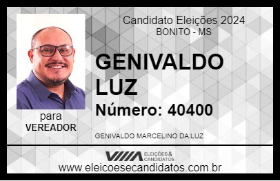 Candidato GENIVALDO LUZ 2024 - BONITO - Eleições