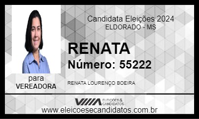 Candidato RENATA 2024 - ELDORADO - Eleições