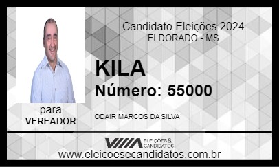 Candidato KILA 2024 - ELDORADO - Eleições