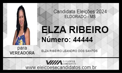 Candidato ELZA RIBEIRO 2024 - ELDORADO - Eleições