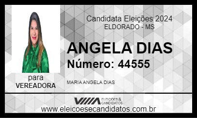 Candidato ANGELA DIAS 2024 - ELDORADO - Eleições