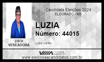 Candidato LUZIA 2024 - ELDORADO - Eleições