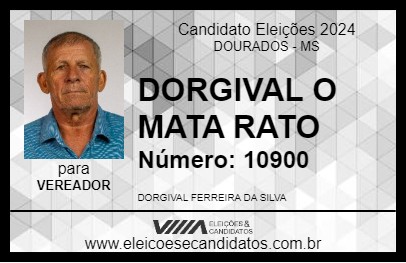 Candidato DORGIVAL O MATA RATO 2024 - DOURADOS - Eleições