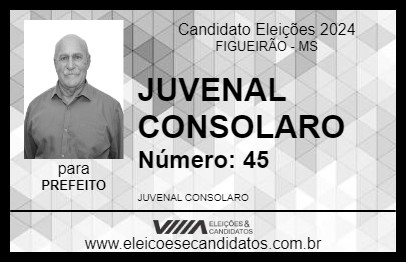 Candidato JUVENAL CONSOLARO 2024 - FIGUEIRÃO - Eleições