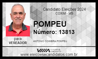 Candidato POMPEU 2024 - COXIM - Eleições