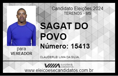 Candidato SAGAT DO POVO 2024 - TERENOS - Eleições