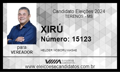 Candidato XIRÚ 2024 - TERENOS - Eleições