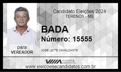 Candidato BADA 2024 - TERENOS - Eleições