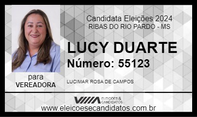 Candidato LUCY DUARTE 2024 - RIBAS DO RIO PARDO - Eleições