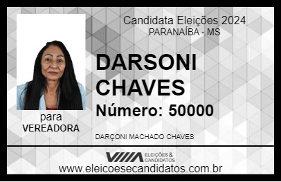 Candidato DARSONI CHAVES 2024 - PARANAÍBA - Eleições