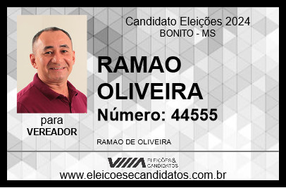 Candidato RAMÃO CARACHA 2024 - BONITO - Eleições