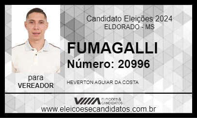 Candidato FUMAGALLI 2024 - ELDORADO - Eleições