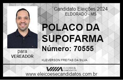 Candidato POLACO DA SUPOFARMA 2024 - ELDORADO - Eleições