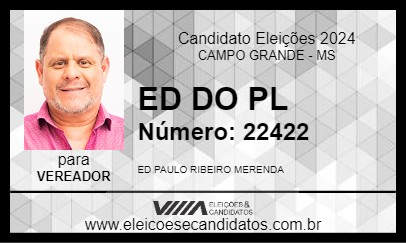 Candidato ED DO PL 2024 - CAMPO GRANDE - Eleições