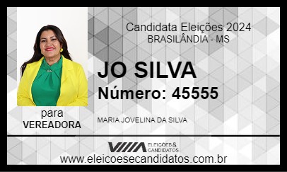 Candidato JO SILVA 2024 - BRASILÂNDIA - Eleições