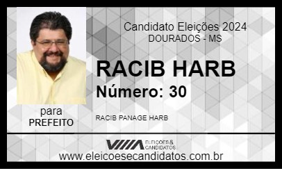 Candidato RACIB HARB 2024 - DOURADOS - Eleições