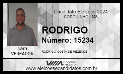 Candidato RODRIGO 2024 - CORGUINHO - Eleições