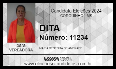 Candidato DITA 2024 - CORGUINHO - Eleições