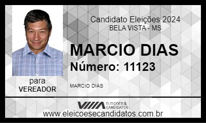 Candidato MARCIO DIAS 2024 - BELA VISTA - Eleições