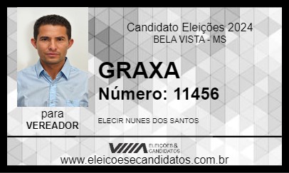 Candidato GRAXA 2024 - BELA VISTA - Eleições