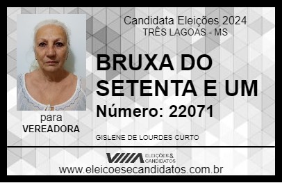 Candidato GISLENE CURTO 2024 - TRÊS LAGOAS - Eleições