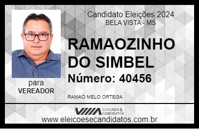 Candidato RAMAOZINHO DO SIMBEL 2024 - BELA VISTA - Eleições